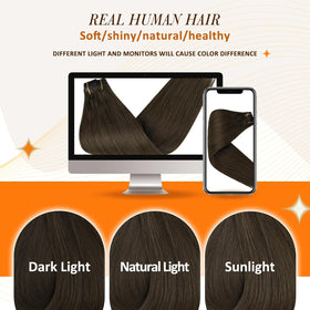 Full Shine Clip in Hair Extensions styling with curls