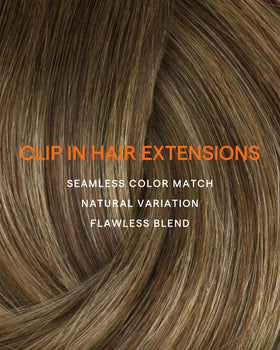 Full Shine Clip-In Hair Extensions worn at a summer outdoor event