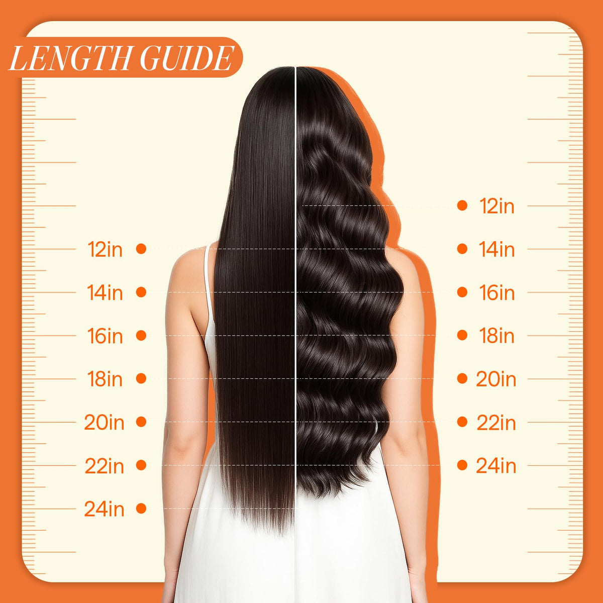 Full Shine Copper Clip in Hair Extensions styled in a ponytail