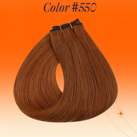 Full Shine Copper Sew In Weft Hair Extensions 24 Inch packaging