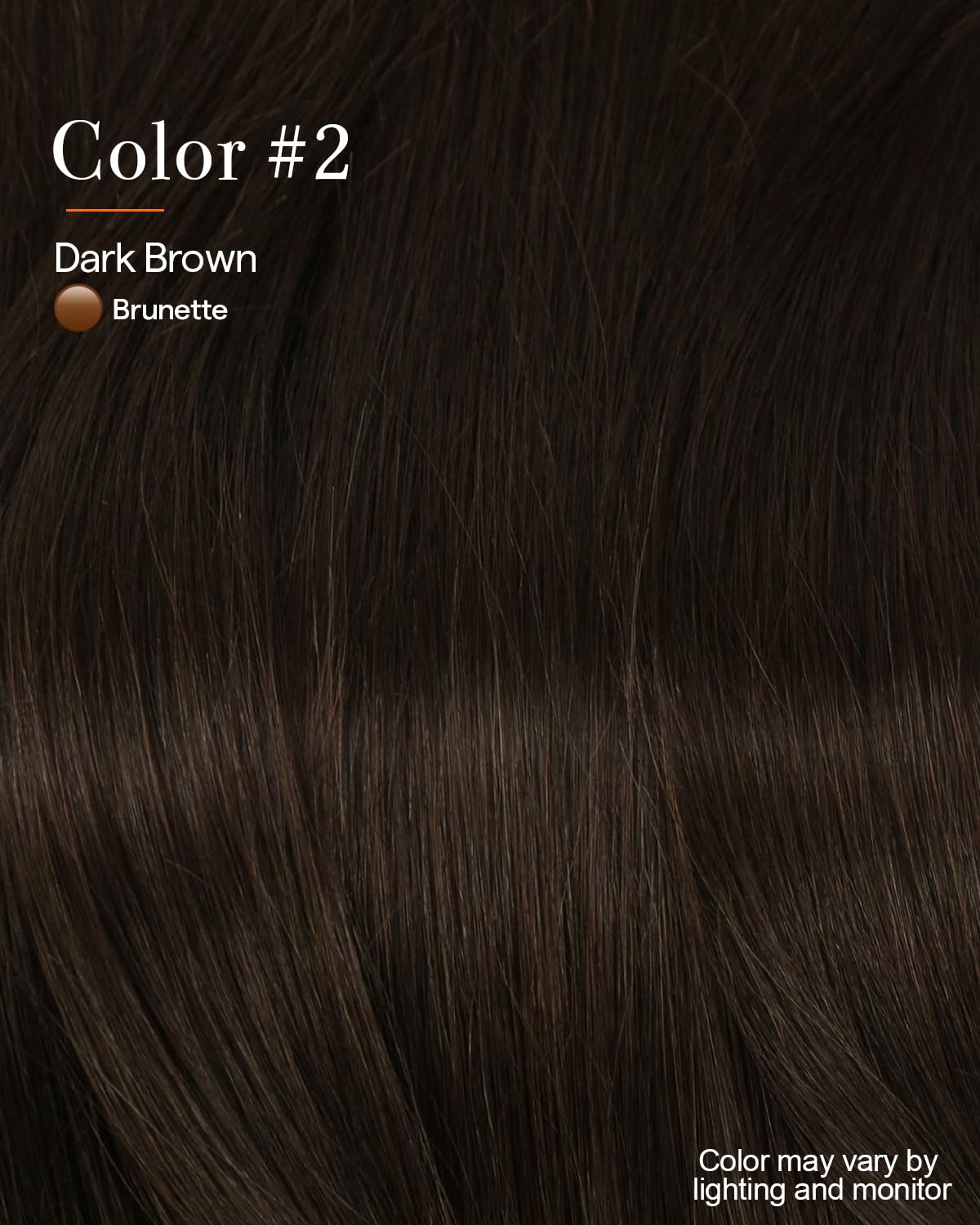 Full Shine Dark Brown Clip in Hair Extensions styled in waves