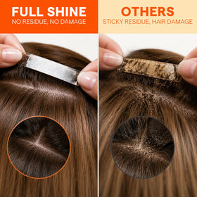 Full Shine Double Sided Replacement Tape showing adhesive side