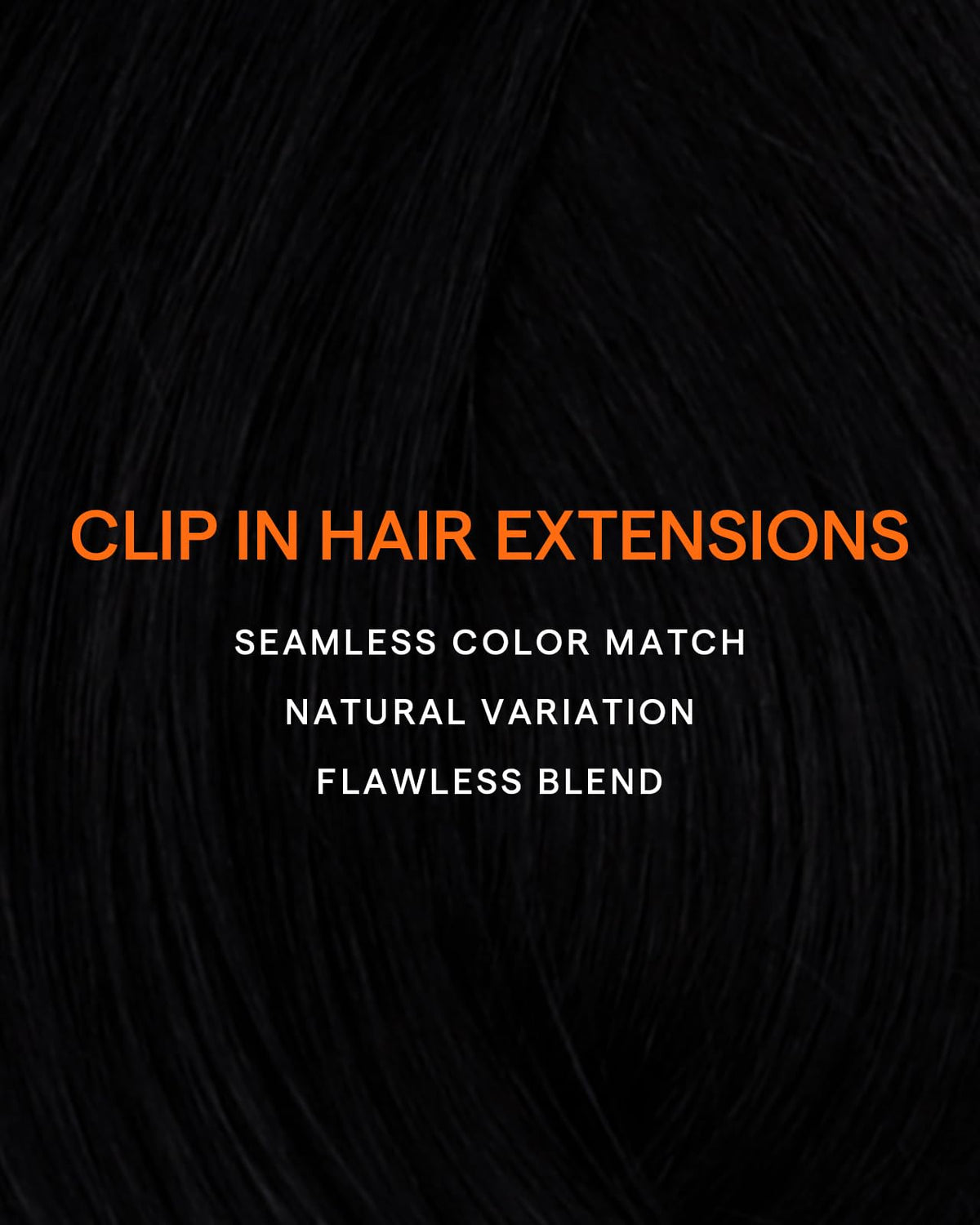 Full Shine extensions in natural light for colour accuracy