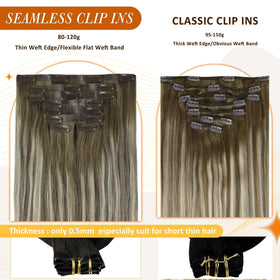 Full Shine extensions styled in loose waves