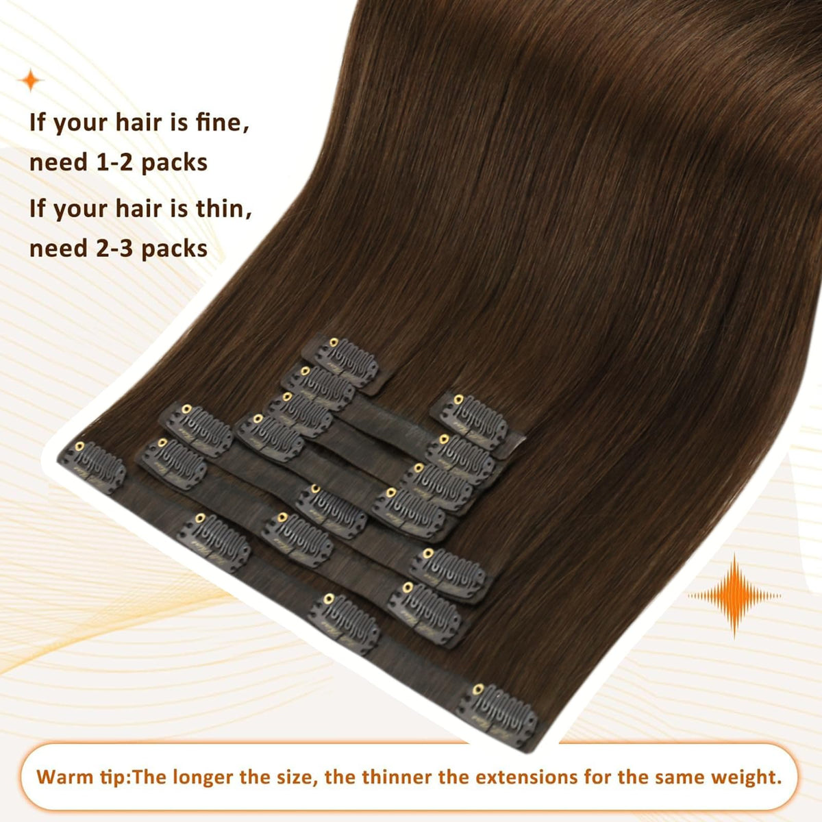Full Shine extensions styled in soft waves