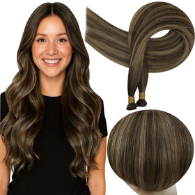 Full Shine Genius Weft Extensions 22 Inch front view