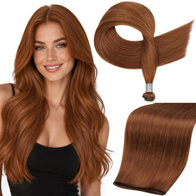 Full Shine Genius Weft Hair Extensions 14 Inch front view