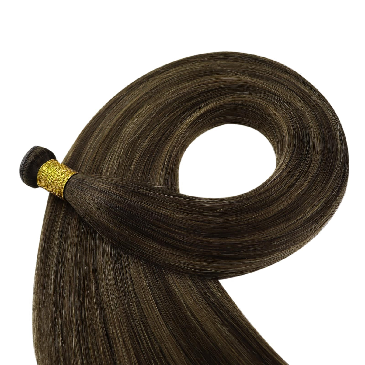 Full Shine Genius Weft Hair Extensions 18 Inch 80g back view