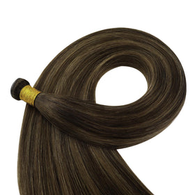 Full Shine Genius Weft Hair Extensions 18 Inch 80g back view