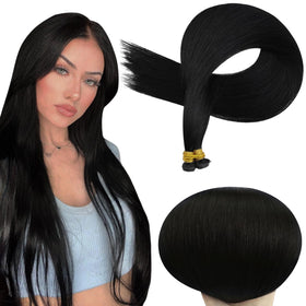 Full Shine Genius Weft Hair Extensions 18 Inch front view
