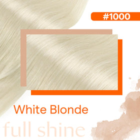 Full Shine Genius Weft Hair Extensions 18 Inch on model