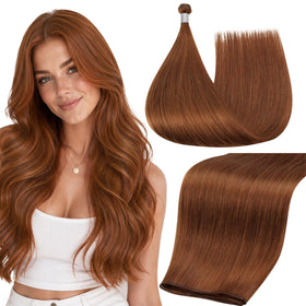 Full Shine Genius Weft Hair Extensions 18 Inch pack front view