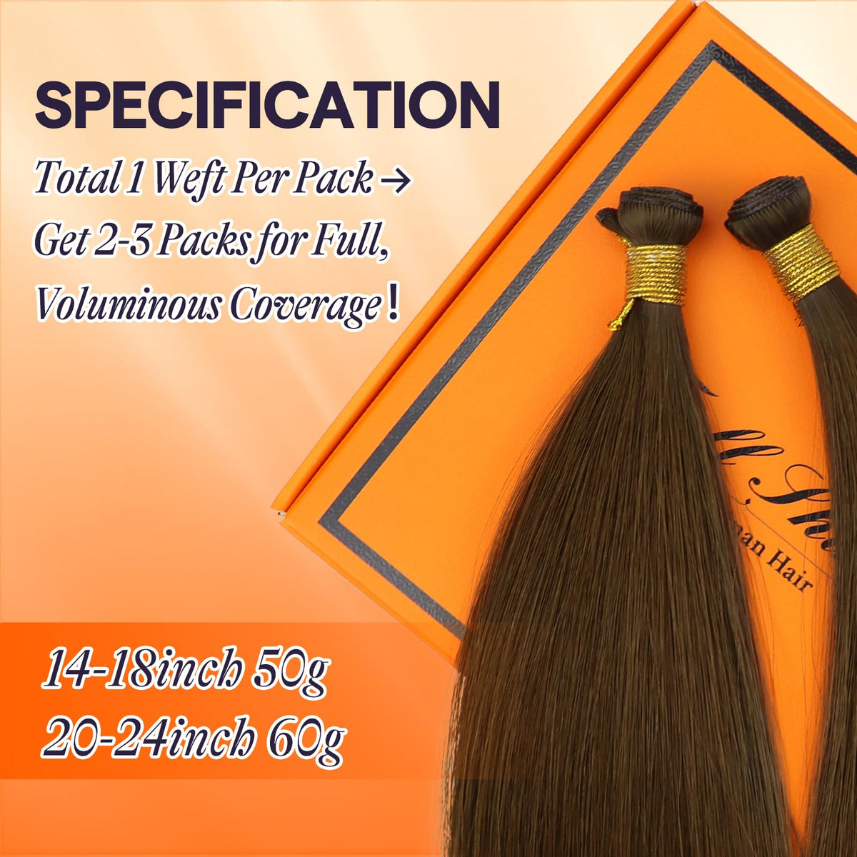 Full Shine Genius Weft Hair Extensions 18 Inch styled on model
