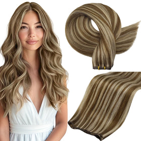 Full Shine Genius Weft Hair Extensions 20 inch front view