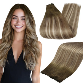 Full Shine Genius Weft Hair Extensions 20 inch pack front view