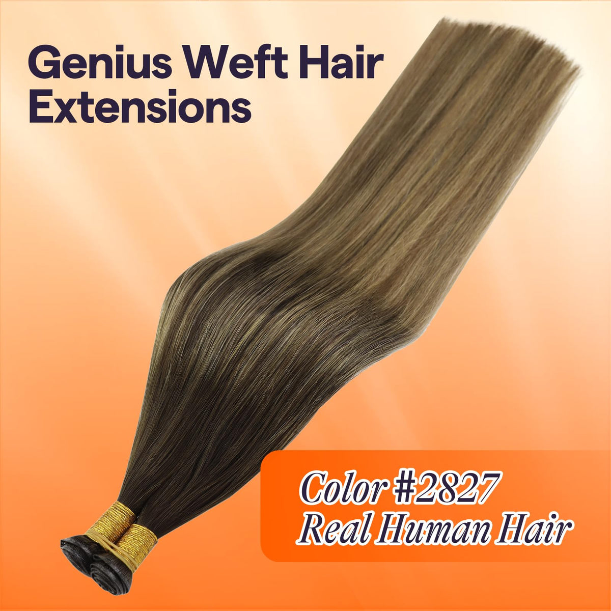 Full Shine Genius Weft Hair Extensions 20 Inch packaging