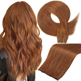 Full Shine Genius Weft Hair Extensions 22 Inch 60g front view