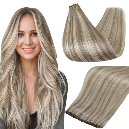 Full Shine Genius Weft Hair Extensions 22 Inch front view