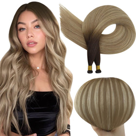 Full Shine Genius Weft Hair Extensions 22 Inch front view