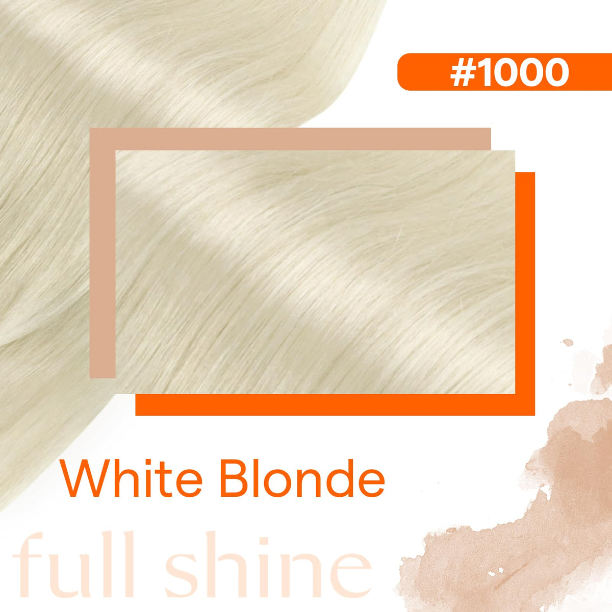 Full Shine Genius Weft Hair Extensions 24 Inch length comparison