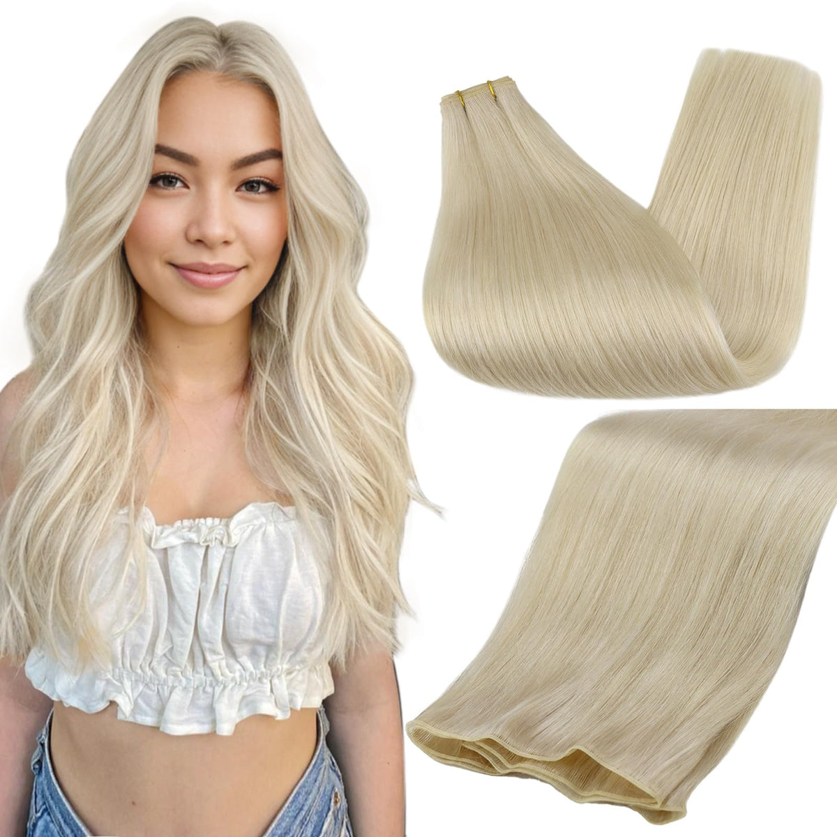 Full Shine Genius Weft Hair Extensions 24 Inch pack front view