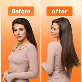 Full Shine Genius Weft Hair Extensions back view