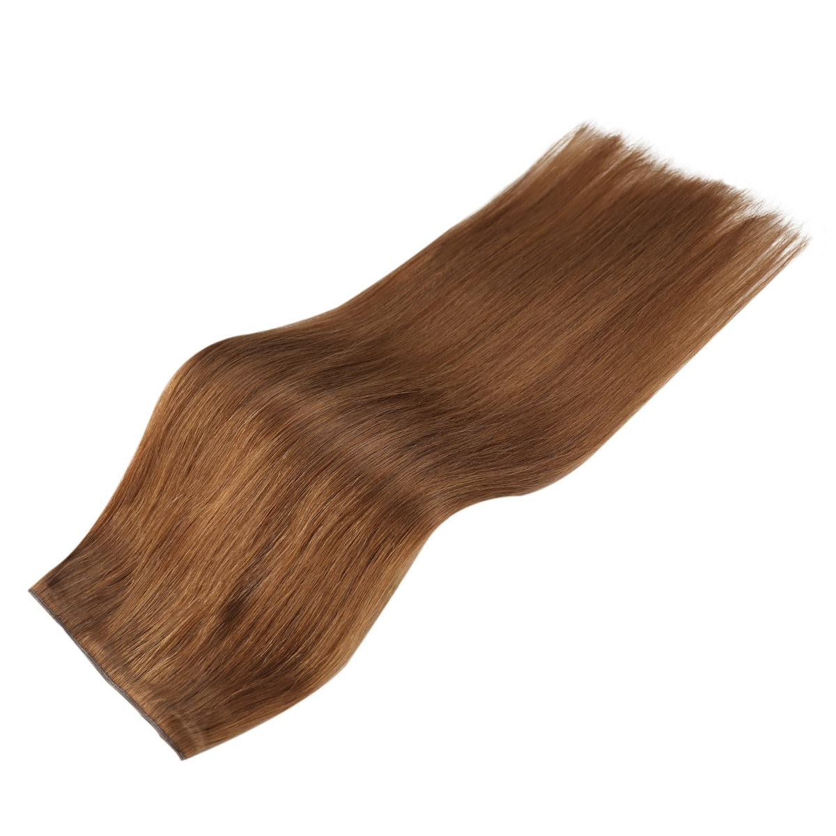 Full Shine Genius Weft Hair Extensions before and after styling