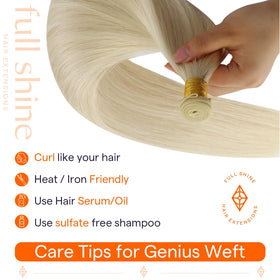 Full Shine Genius Weft Hair Extensions different colour options