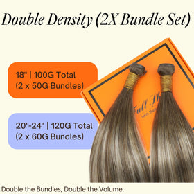 Full Shine Genius Weft hair extensions in a variety of colours