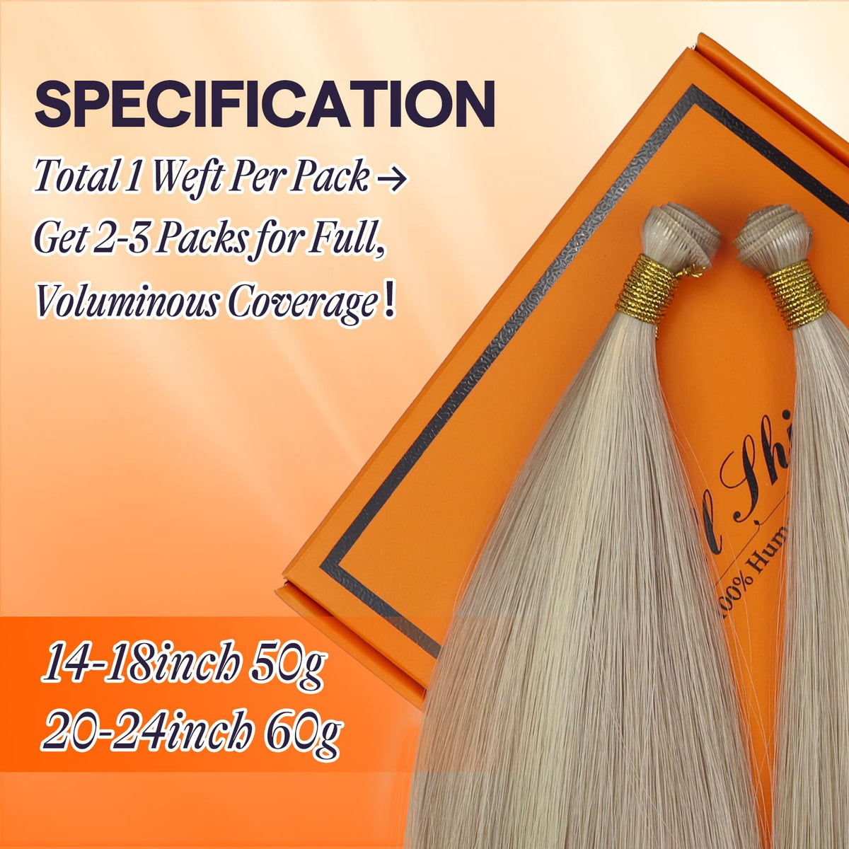Full Shine Genius Weft Hair Extensions in natural light