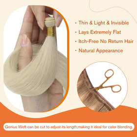 Full Shine Genius Weft Hair Extensions lifestyle scene