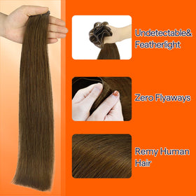 Full Shine Genius Weft Hair Extensions packaging