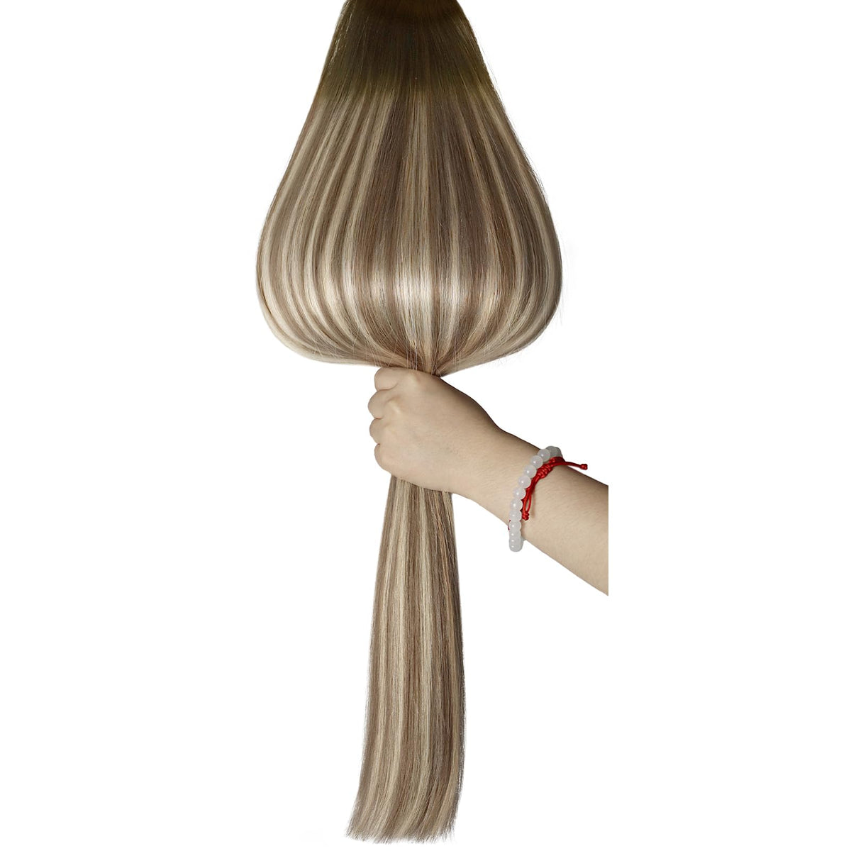 Full Shine Genius Weft Hair Extensions texture and feel