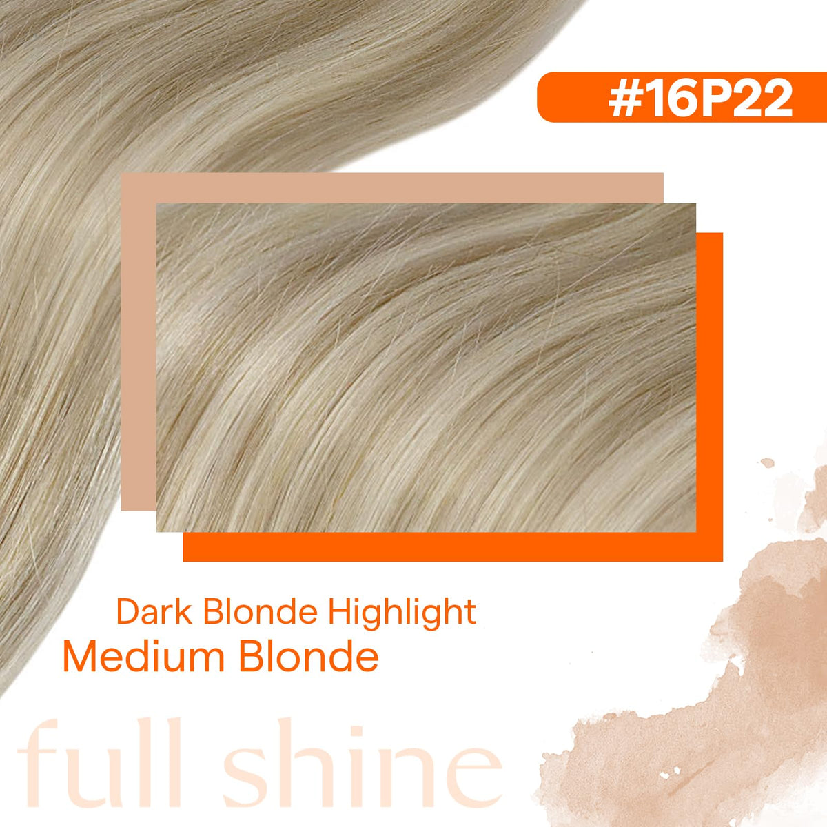 Full Shine Genius Weft Hair Extensions texture detail