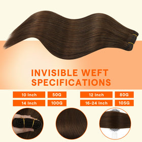 Full Shine hair extensions displayed in a straightened style