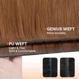 Full Shine hair extensions displayed in various shades