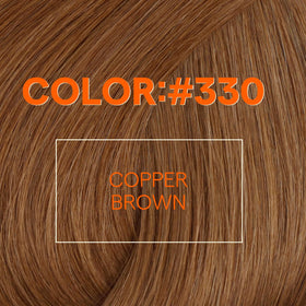 Full Shine hair extensions in Copper Auburn colour