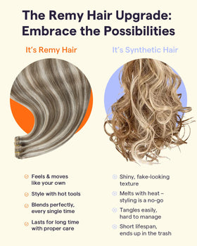Full Shine hair extensions in natural light