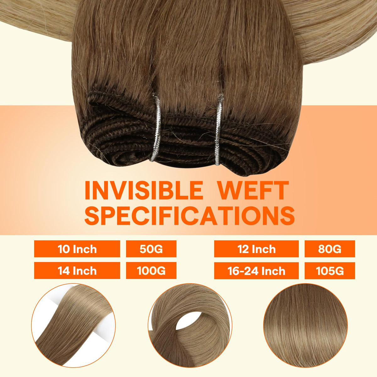 Full Shine hair extensions in packaging