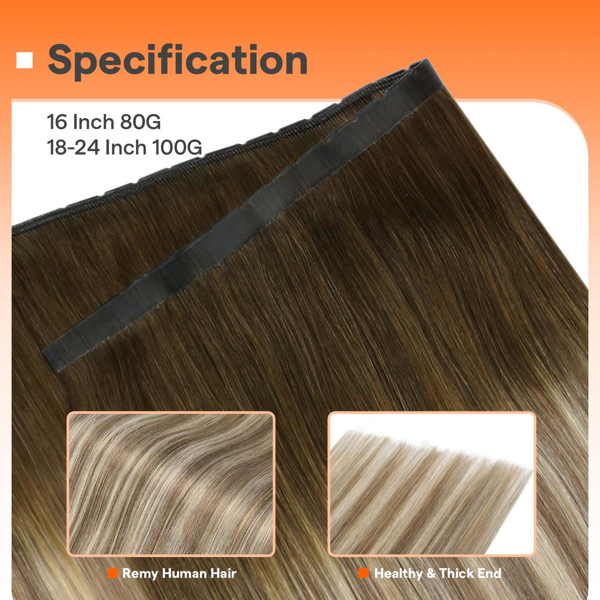 Full Shine hair extensions in various colors