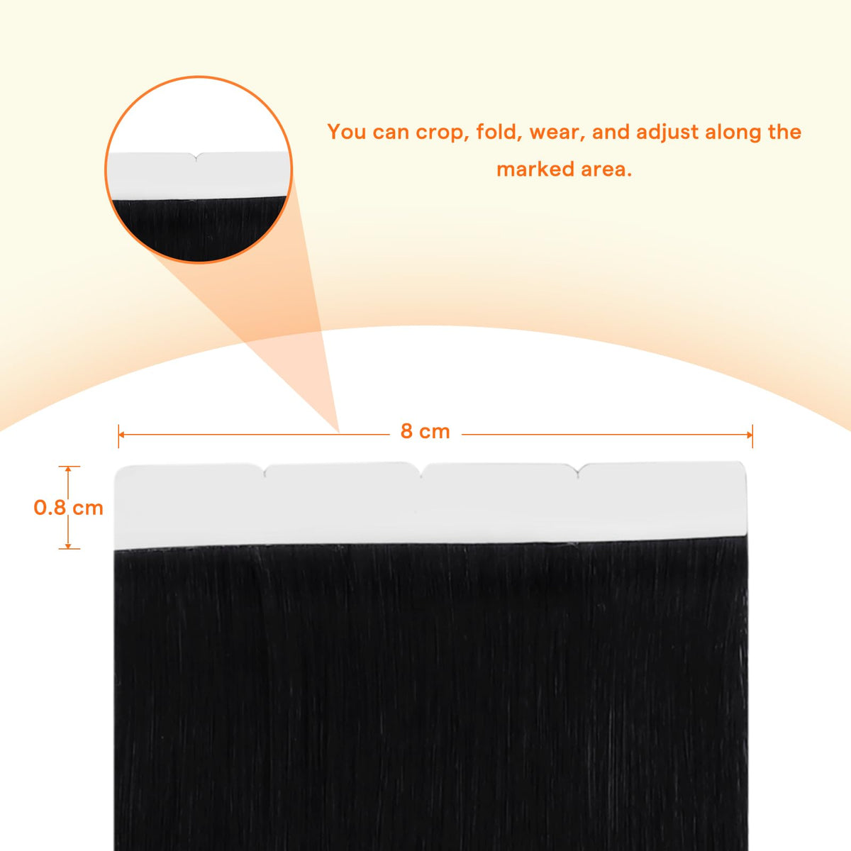 Full Shine Hair Extensions packaged with care instructions