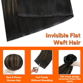 Full Shine hair extensions packaging and details