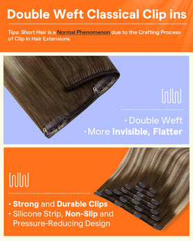 Full Shine hair extensions packaging front view