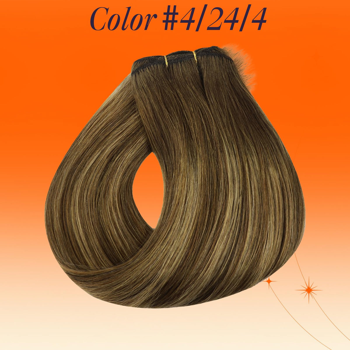 Full Shine hair extensions packaging with 100g weight