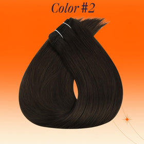 Full Shine hair extensions packaging with care instructions