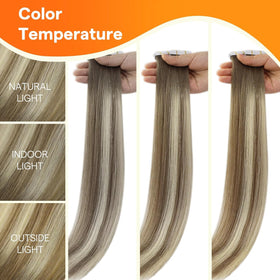 Full Shine Hair Extensions showcasing the natural look
