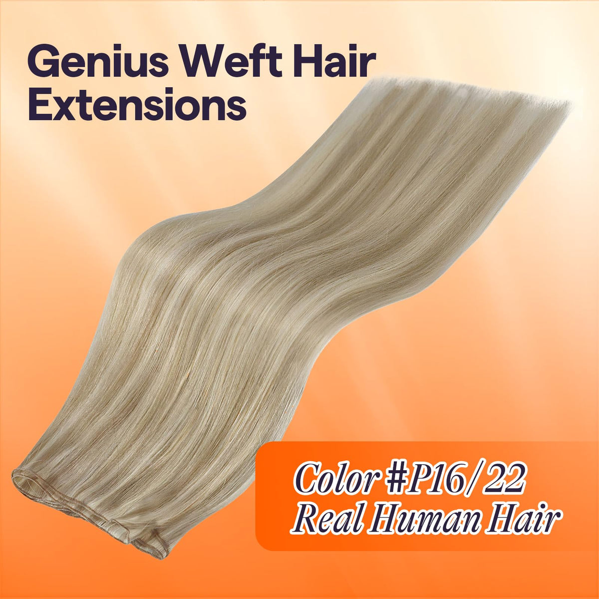 Full Shine hair extensions showing multiple colour options