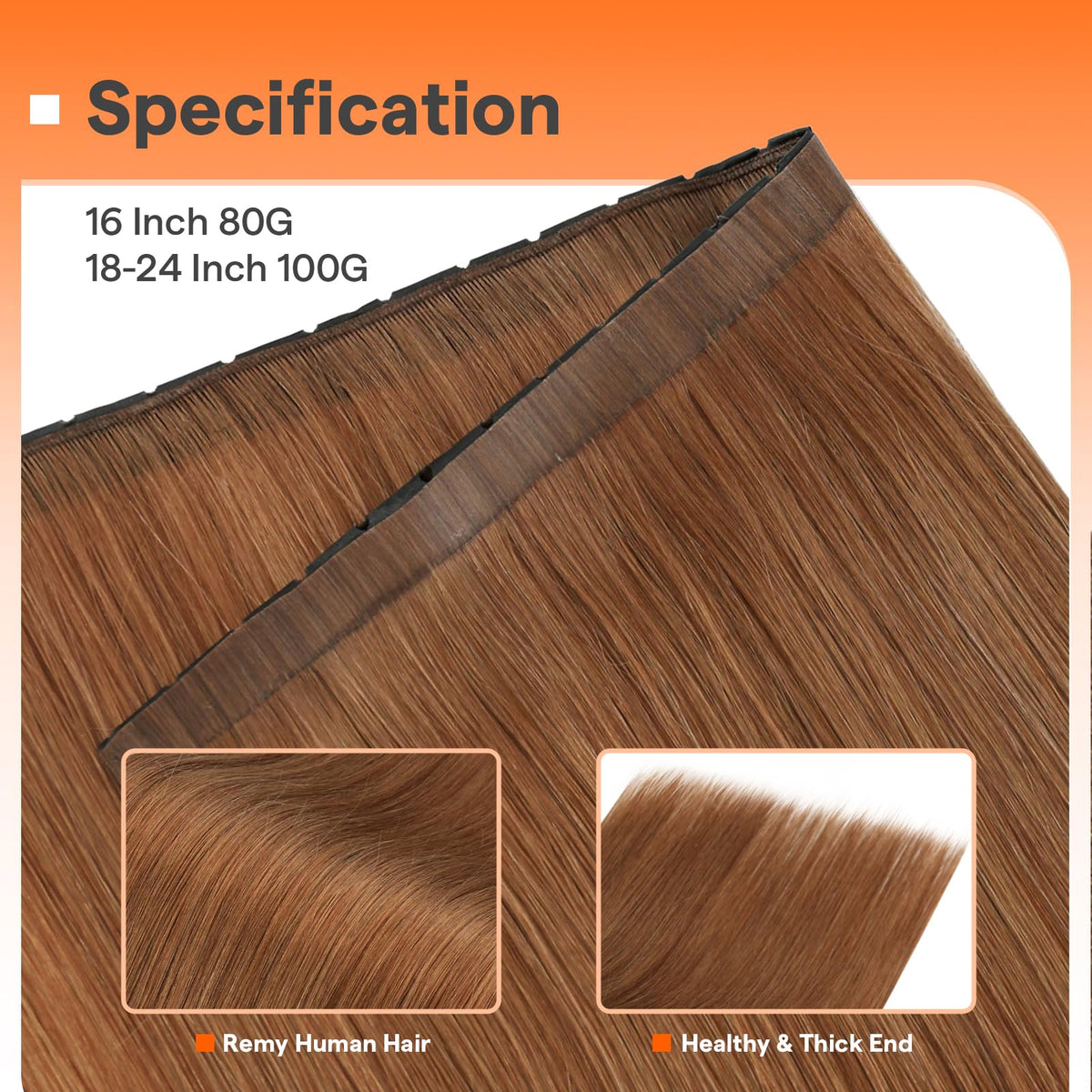 Full Shine hair extensions showing natural texture