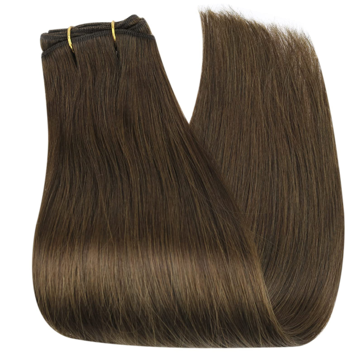 Full Shine hair extensions showing silky texture