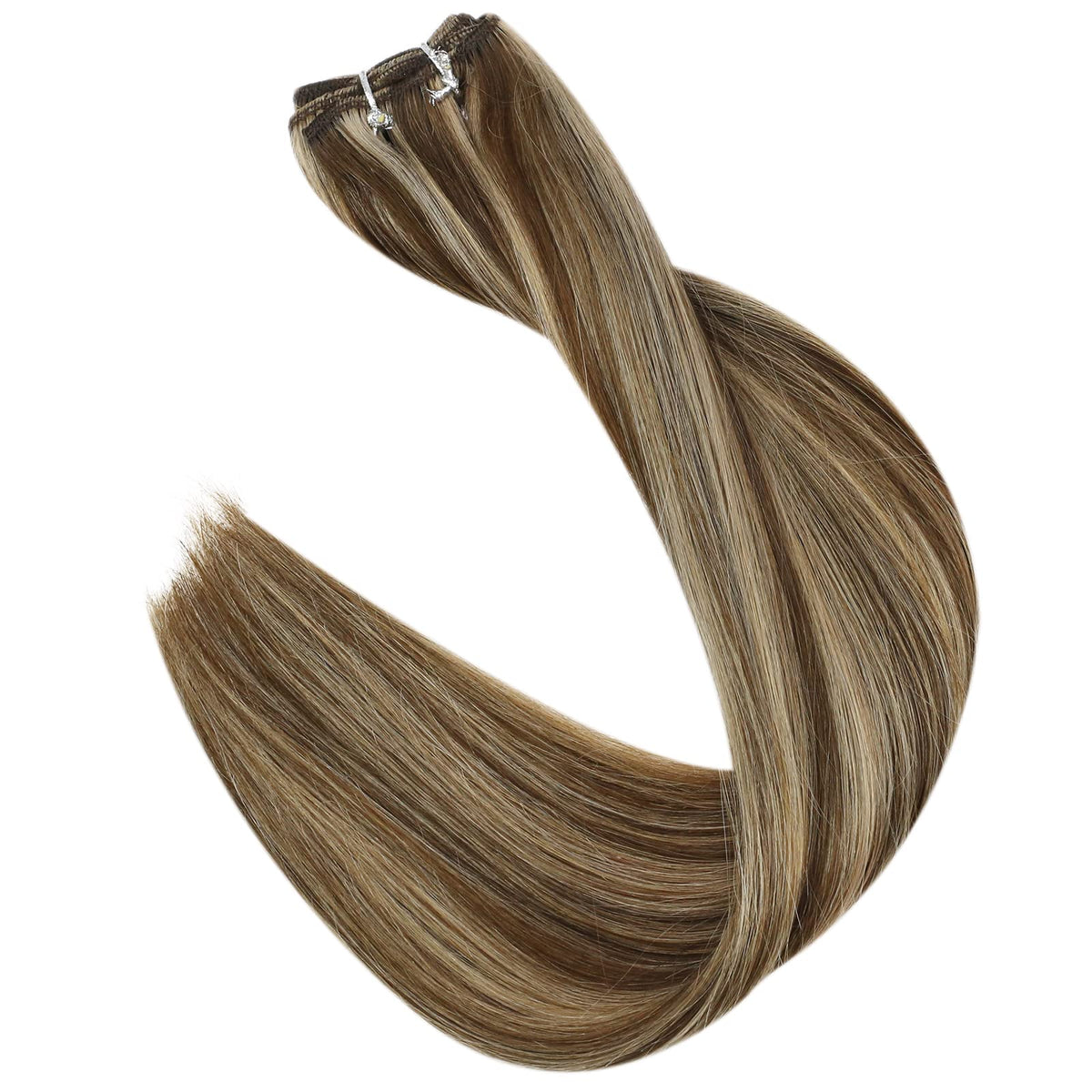 Full Shine Hair Extensions with different colour samples